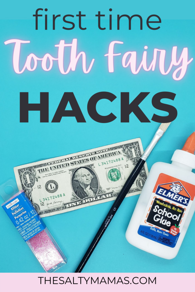 First time tooth fairy hacks, including how to make glitter dollars